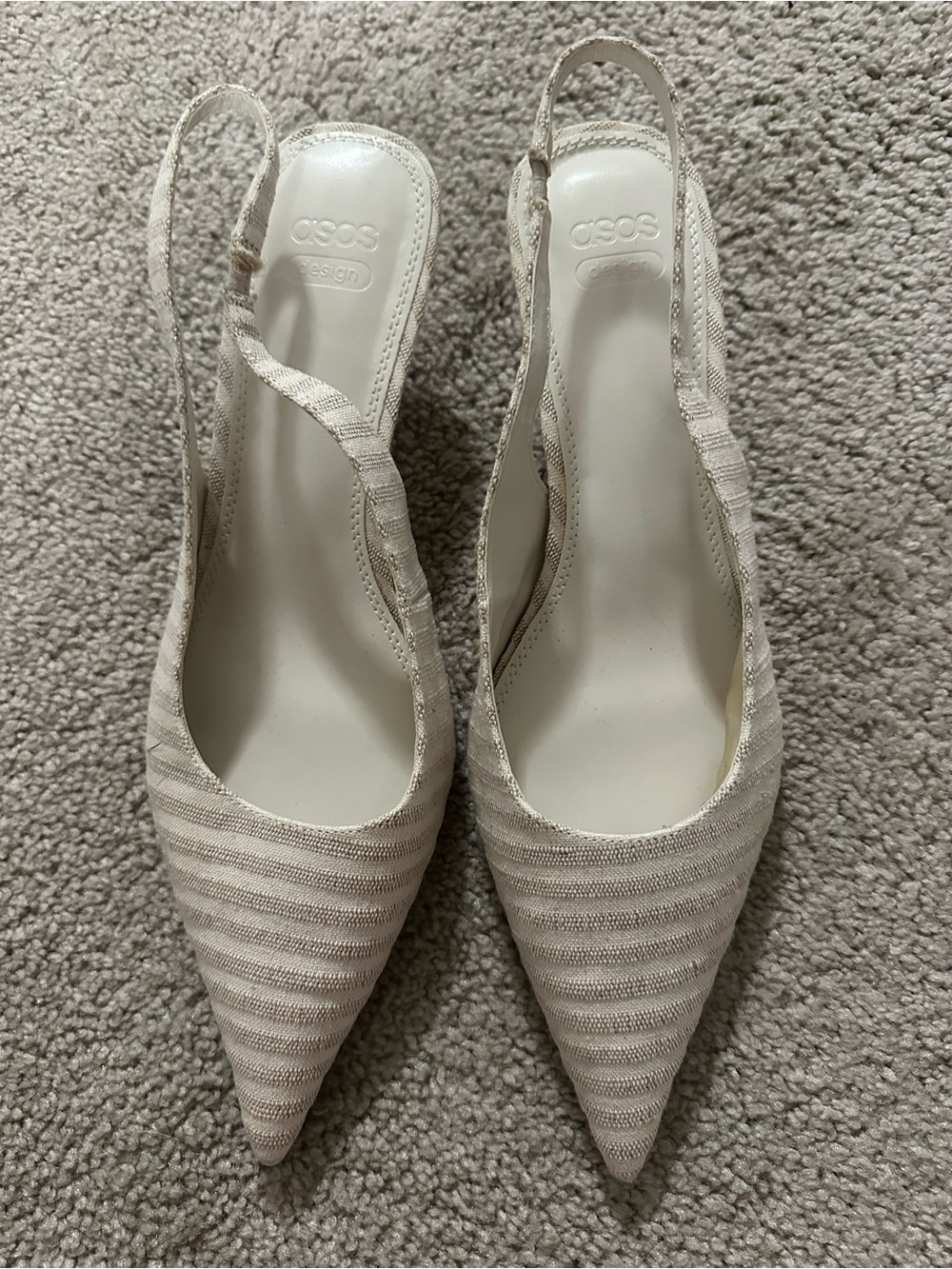 ASOS Design Women's Pointed Slingback Heels